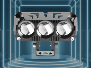 Three wire 45W35W motorcycle light mini spotlight motorcycle flashing light waterproof intelligent control outdoor lighting