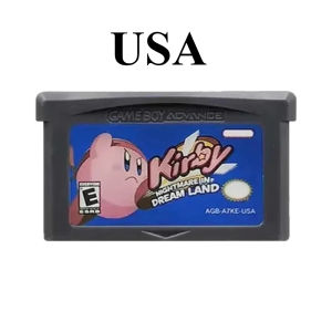 Bandai | New Kirby 32-Bit Game Card GBA Game Video Game Cartridge Console Card Amazing Mirror Dream Land Classic Game Collection for GBA