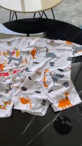 Bộ ngắn tay cho bé trai sơ sinh xuân hè cho bé từ 4kg đến 12kg (1 tuổi)