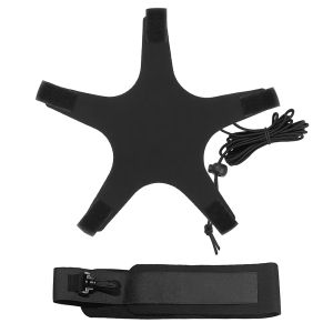 Football Kick Trainer Soccer Training Aid Hands Free Solo Practice Equipment With Belt Elastic Rope For Kids Adults