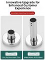 Black Shower Head Mount Extension Rod Wall Bracket. 