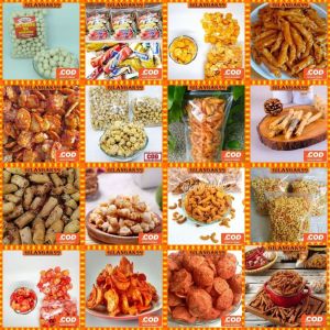 Lanting Singkong Rasa Bawang original 250 gram Khas Kebumen