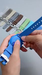 20mm Dây Đeo Đồng Hồ Silicon Lỏng Phát Hành Nhanh Thể Thao Chống Thấm Nước Cho Omega X Swatch MoonSwatch Nam Nữ Vòng Tay Dây Thay Thế