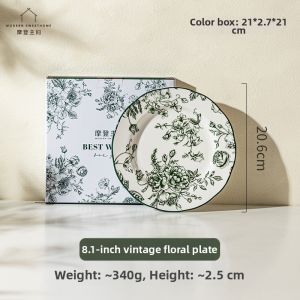MODERN SWEETHOME | Retro Aesthetic Ceramics Plates Bowls