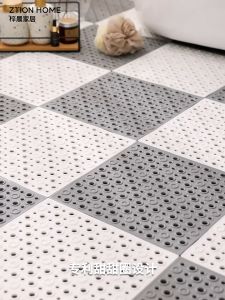 <MalaysiaStock>DIY High Quality Splice Colorful Anti Slip Toilet Shower Bathroom Floor Mat Tikar Lantai Alas Kaki Pelapik TPE Rug