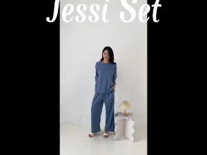 Miumi Collection Setelan Oversize Wanita One Set Oversize Korean Style Kekinian Jessie Set