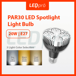 LED PRO PAR30 LED E27 BULB 20W/40W