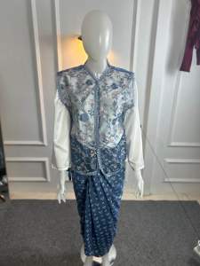 Paket 5in1 Maya Vest Rompi 1 Set Brokat Garden Kondangan murah simple dan elegan