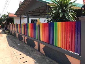 รั้วเมทัลชีท(หน้าใหญ่12ซม.สูง50ซม.)