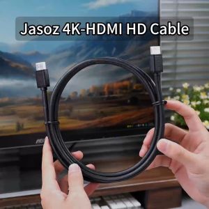 Jasoz 4K HDMI 2.0 Cable HDMI 4K High Speed 18Gbps Supports 4K 60Hz HDCP 2.2 1080p Ethernet ARC 3D 1เมตร 10เมตร 12m 15m 20m