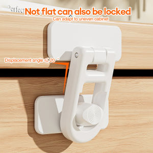 Baby Safety Lock Refrigerator Lock Secure Fast and Easy Child Cabinet Door Lock Door Stopper Freezer Lock