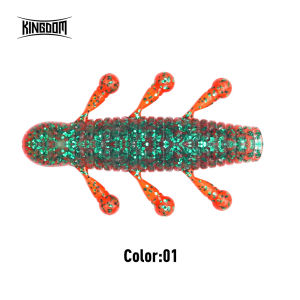 Kingdom Dancing Potato Soft Fishing Lures 3.2g 45mm 6g 55mm PVC Sinking Soft Baits Add Salt Fishy Smell Soft Lures 8pcs 7pcs