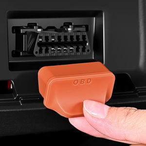 SEAMETAL Car OBD Port Dust Cover Silicone Waterproof Rust-proof OBD Port Lock Protector Sleeve OBD Clogging Caps Car Accessories