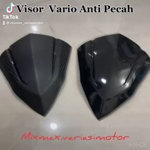 TGP VISOR VARIO125 150 LED ESP 2015-2017 ANTI PECAH WINDSHIELD VARIO 160 CBS TAHUN 2022 WARNA HITAM DAN KARBON