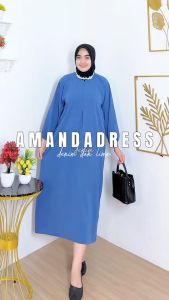 Paket Bundling 3Pcs Amanda Dress Crinkle