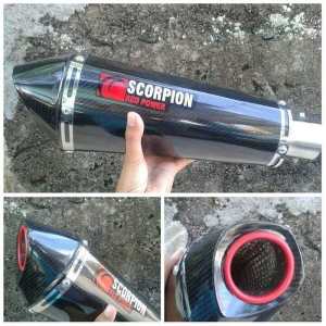 SILINCER/KNALPOT SCORPION UNTUK MOTOR CB150R/NINJA250R