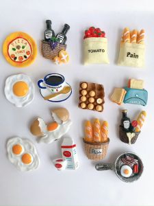 Nam châm hít trang trí tủ lạnh mẫu bánh Âu phụ kiện nhà bếp mẫu đẹp