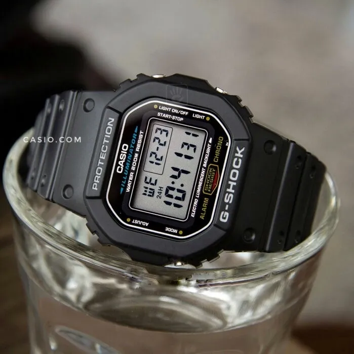 JAM TANGAN PRIA DIGITAL CASIO G-SHOCK DW-5600E-1 ORIGINAL GSHOCK