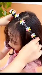 Nexlent Children’s Braided Hair Band Korean Style Headdress Press Hair Clip