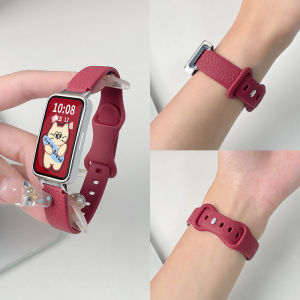 New Liquid Silicone Band for Huawei Honor Bracelet 9/8/7/6 pro 10 NFC Version Smart Sports Replacement Wristband for Men And Women High Aesthetic Ins Summer Breathable