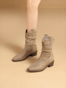 Josiny | Pointed Cowgirl Short Boots Thin Summer Autumn New Arrival