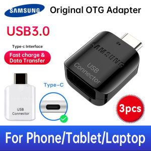 Original Samsung Type C To USB OTG Adapter Usb-A Data Transfer Connector Galaxy S25 S24 S22 Z Flip Adaptador Tab S9 Converter