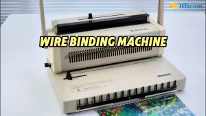 F4 size Wire Binding Machine W25A (25sheets Punched) (140sheets Bind) 40 Holes Heavy Duty Officom