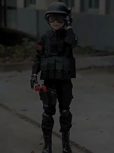 Police Costume For Children BoyGirl Short Sleeves Cloth Policeman Uniform Costume
