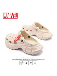 Marvel Mens 2025 Summer New Outdoor Anti-slip Wear-resistant Clog Shoes Beach Slippers Breathable EVA Flat Footwear for Youth