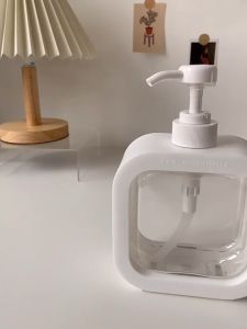 500ML Soap Bottle Bathroom Storage Bottles Shower Refillable Plastic Detachable Shampoo Press Bottle Liquid Soap Dispenser( Local Stock Available)