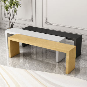 Nordic Simple Log Bench Designer Bench Solid Wood Bench Creative Retro Rest Stool Shoe Changing Stool