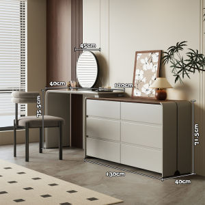 Italian Minimalist Bed End Vanity Table