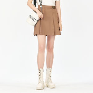 BADINA | Chân Váy Ngắn Giấu Dây Pleated