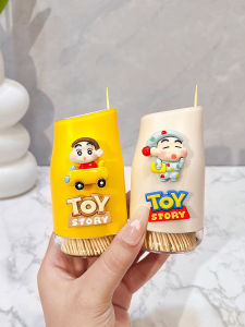 Home Use Toothpick Box Living Room Desktop Storage Container Personalized Creative Cute Cartoon Doodle Stick Toothpick Holder