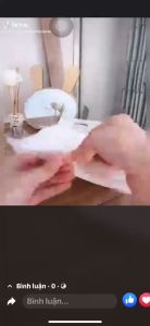 Bông tẩy trang Nga mềm dai có gân 150 miếng