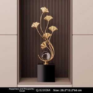 Kisstyle | Luxury High-end Home Decor Ornament Ginkgo Leaf Design