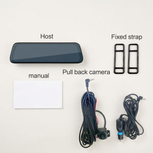 4K WIFI Touchscreen Dual Dash Cam Front Rear Camera 24H Parking Monitor Streaming Media Recorder for Car