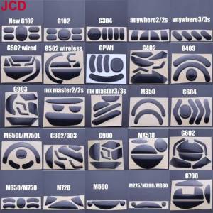 JCD | 1set For Logitech Mouse Foot Pad Non-slip Sticker G102 G302 G304 G402 G403 G502 G903 Mx Master 2 2s 3 3S Mouse Feet Skates Pads