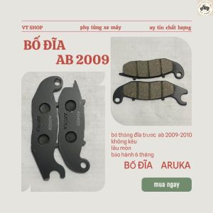 Bố thắng đĩa xe AB 2008-2010 Aruka – má phanh đĩa chất lượng cao bền bỉ an toàn tuyệt đối