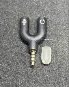 Splitter Audio U Shape 2 in 1 Mick & Audio 3.5mm To Dual Female NEW
