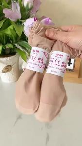 5/10Pairs Short Socks Women Ultrathin Elastic Lace Transparent Sock Woman Summer Breathable Non-Slip Bottom Splice Short Sox