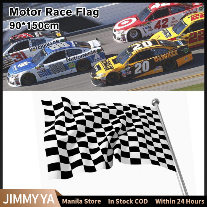 90x150cm F1 Classic Racing Flag Black White Checkered Flag Motorsport Race Track Banner Special Decor