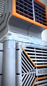 IPRO 180L Air Cooler Heavy Duty Industrial Aircond Max 38000 m3 Air Flow 40-60 Feet Air Cooler