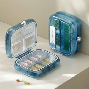 BAPNP | Portable Weekly Pill Organizer Moisture-Proof Light-Protecting
