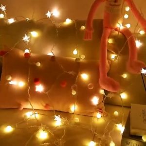 10M Hari Raya Decoration Lights LED String Light Star Ball Light Garland Battery Powered Outdoor Waterproof Camping Light Fairy Lights Weeding Decoration