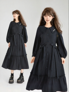 KEIKO | Đầm Nơ Dây Elegance Phong Cách Pháp Nhẹ Mùa Thu