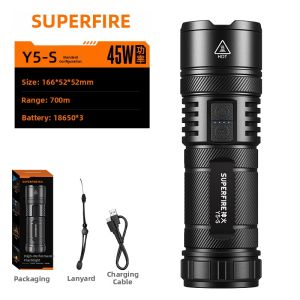 SUPERFIRE | Bright Long Range White Laser Portable Handheld Torch