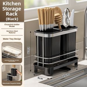 WEIMEIYUAN | High-Quality Kitchen Utensil Organizer with Water Collection Tray