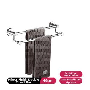 Wall-mounted Double Layer Towel Rack