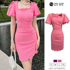 ZYHT(ล้างสต๊อก ใช้คูปอง299บาทขึ้นไป)เดรสผู้หญิง เดรสสีชมพู เดรสสีม่วงเดรสไปงานแต่ง ชุดไปทะเล เดรสทำงาน เดรสออกงาน เดรสเซ็กซี่ เดรสเกาหลี ชุดออกงาน EraVogue 5840